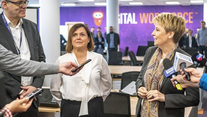 Digital Workforce otworzył nową siedzibę w Łodzi Digital Workforce otworzył nową siedzibę w Łodzi - fot. Stefan Brajter / UMŁ