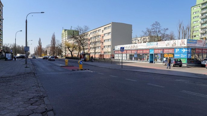 Ul. Traktorowa przed remontem. Ul. Traktorowa przed remontem. - fot. Konrad Ciężki / UMŁ