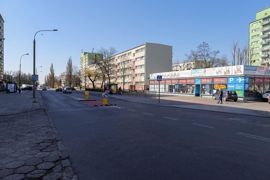 Ul. Traktorowa przed remontem. fot. Konrad Ciężki / UMŁ
