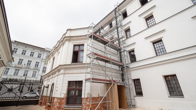 Po zakończeniu prac remontowych i przejściu kompleksowej modernizacji, najstarsze skrzydło CMWŁ stanie się przestrzenią wystawową poświęconą stałej ekspozycji prezentującej rozwój technologii włókienniczej. - materiały CMW / M. Zacharow