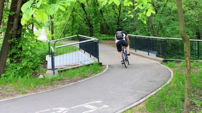 Nowe drogi rowerowe na osiedlu Mania uzupełnią istniejącą siatkę połączeń Nowe drogi rowerowe na osiedlu Mania uzupełnią istniejącą siatkę połączeń - mat. ZDiT
