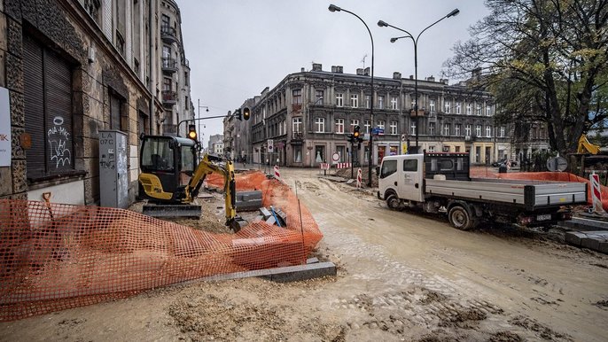 Przebudowa ulicy Jaracza Przebudowa ulicy Jaracza - fot. Stefan Brajter / UMŁ