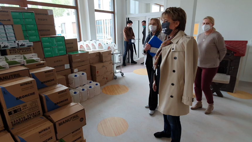 Prezydent Hanna Zdanowska zwróci się do Sanepidu o wykonanie badań na obecność koronawirusa wśród wszystkich pracowników łódzkich przedszkoli i żłobków. fot. UMŁ