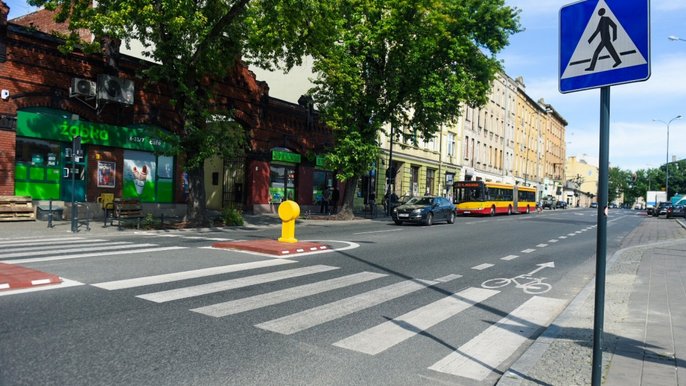 Pasy dla rowerzystów - fot. Paweł Łacheta / UMŁ