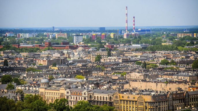 Panorama Łodzi Panorama Łodzi - Archiwum UMŁ