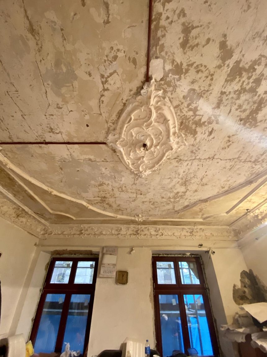 Zabytkowe detale architektonicznej w kamienicy przy ul. Gdańskiej 1 fot. Stefan Brajter / UMŁ