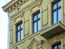 Odnowiona fasada kamienicy przy ul. Rewolucji 1905 roku nr 29 fot. Stefan Brajter / UMŁ