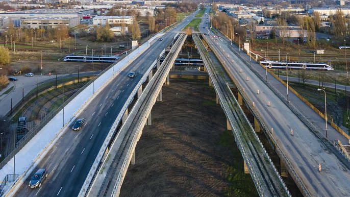 Północny wiadukt na ul. Dąbrowskiego po remoncie Północny wiadukt na ul. Dąbrowskiego po remoncie - fot. UMŁ