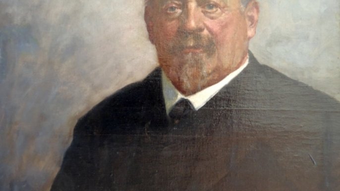 "Portret mężczyzny" pędzla Maurycego Trębacza 