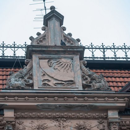 Zegar słoneczny, Piotrkowska 12, fot. Paweł Łacheta