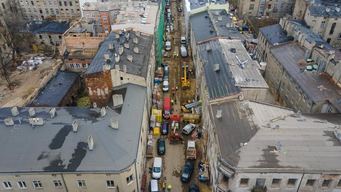 Ulica Włókiennicza Ulica Włókiennicza - fot. Stefan Brajter / UMŁ