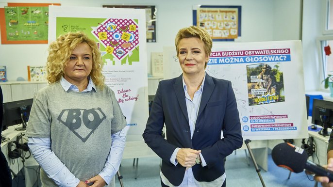 Bogumiła Cichacz i Hanna Zdanowska Bogumiła Cichacz i Hanna Zdanowska - fot. Radosław Jóźwiak / UMŁ