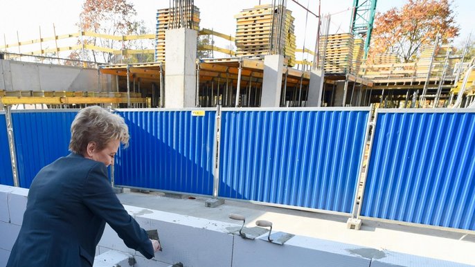 Kamień węgielny pod nowe Centrum Zabiegowe WAM Kamień węgielny pod nowe Centrum Zabiegowe WAM - fot. Paweł Łacheta / UMŁ