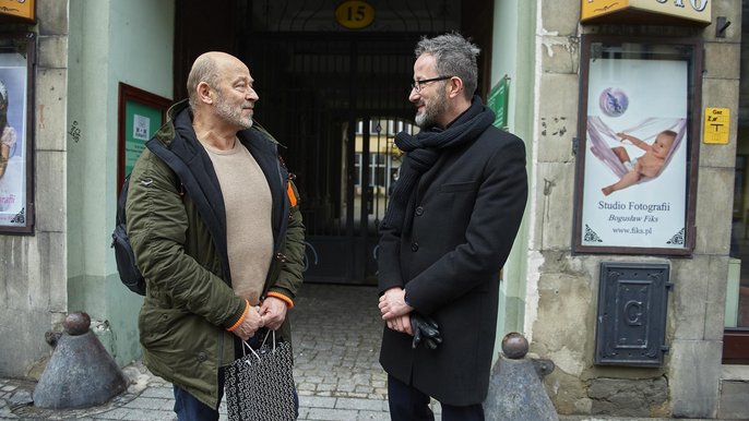 Jan Jakub Kolski i Krzysztof Piątkowski - fot. Radosław Jóźwiak / UMŁ