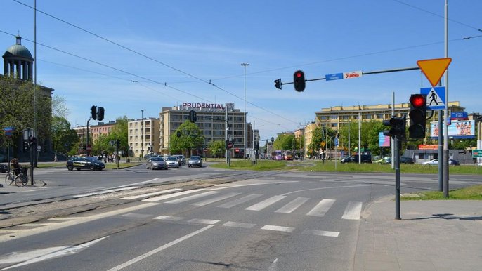 Rondo Solidarności w Łodzi Rondo Solidarności w Łodzi - fot. z arch. ZDiT