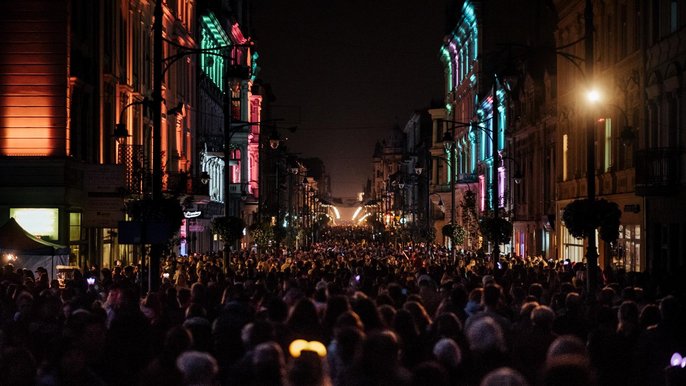 Festiwal Światła 2017 przyciągnął nawet 650 tys. widzów - fot. z arch. UMŁ