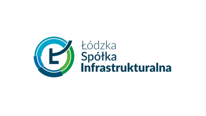 Logotyp Łódzka Spółka Infrastrukturalna. Logotyp Łódzka Spółka Infrastrukturalna. - Logotyp Łódzka Spółka Infrastrukturalna.