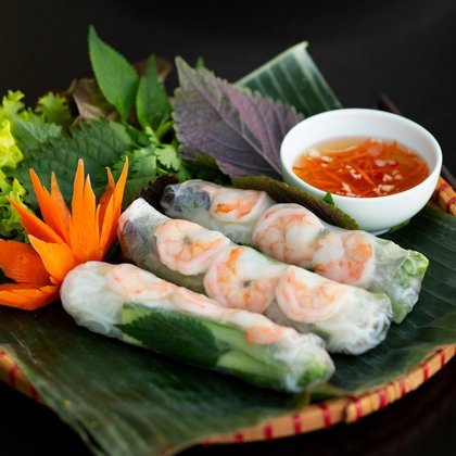 Spring rolls, fot. Pho by Lilly Tran 