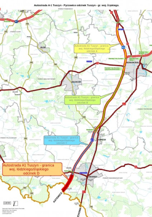 A1: Wyłoniono wykonawcę odcinka Piotrków Trybunalski – Kamieńsk A1: Wyłoniono wykonawcę odcinka Piotrków Trybunalski – Kamieńsk, fot. z arch. UMŁ