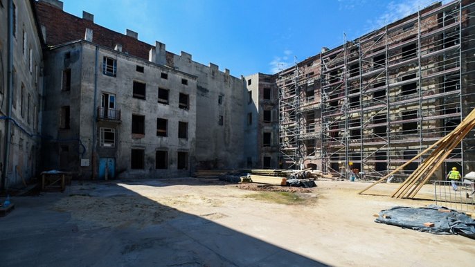 Będą tu mieszkania, świetlice i zielone podwórka - fot. Paweł Łacheta / UMŁ