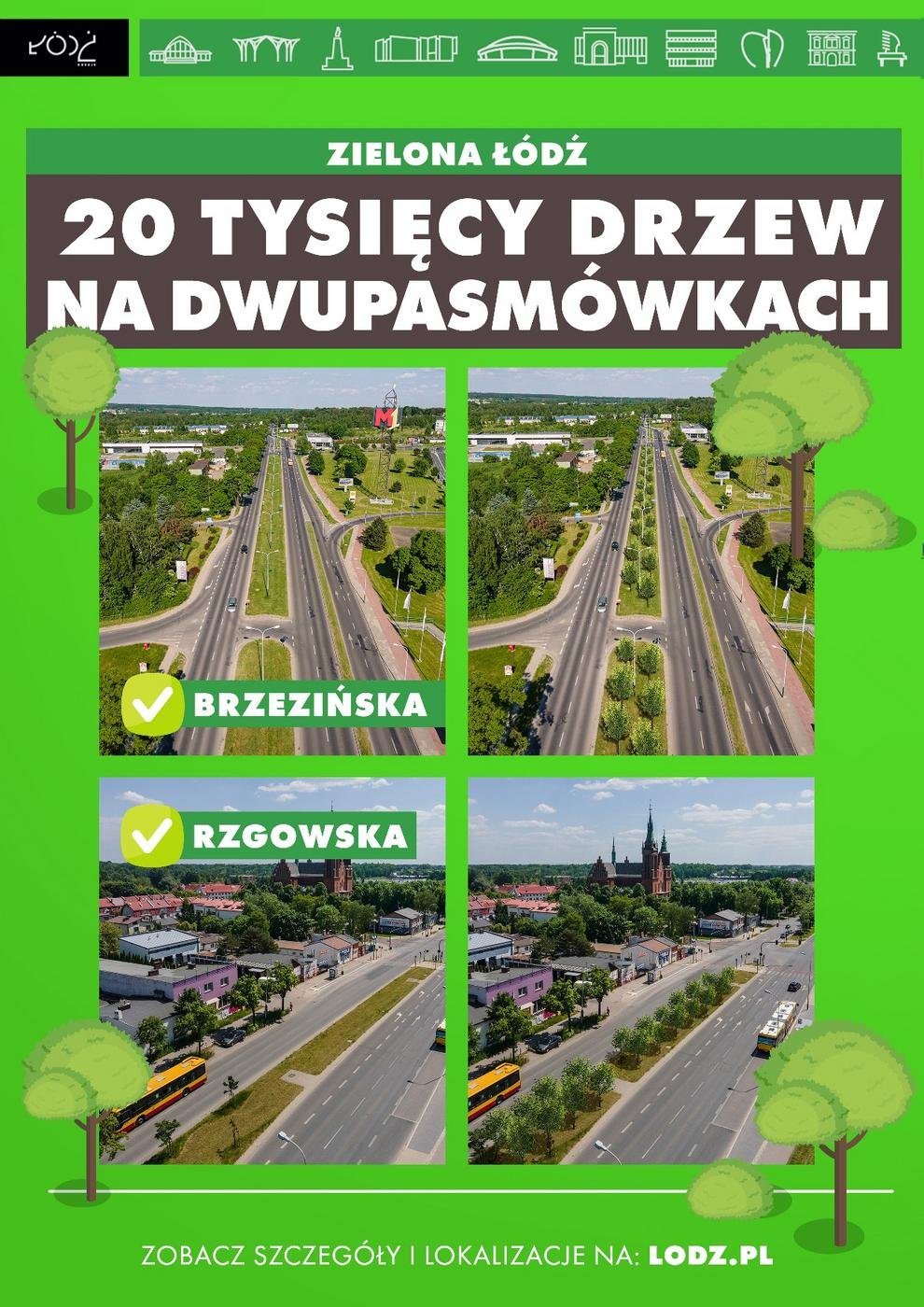 20 tysięcy drzew w dwupasmówkach