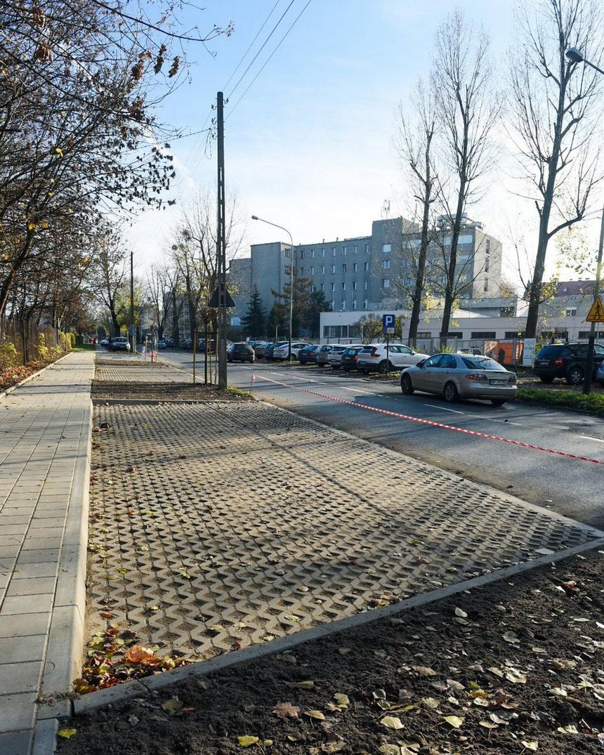 Nowy parking przy ul. Źródłowej fot. UMŁ