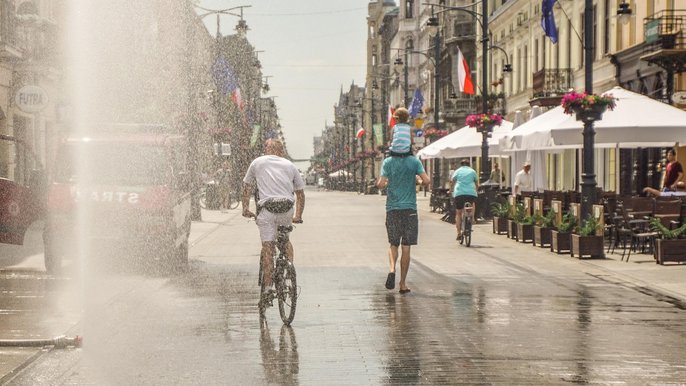 Fala upałów w mieście. Sprawdź, jak radzić sobie z wysoką temperaturą Fala upałów w mieście. Sprawdź, jak radzić sobie z wysoką temperaturą - fot. z arch. UMŁ