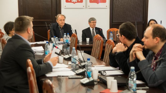 Posiedzenie Komisji Finansów Posiedzenie Komisji Finansów - Witold Ancerowicz, UMŁ