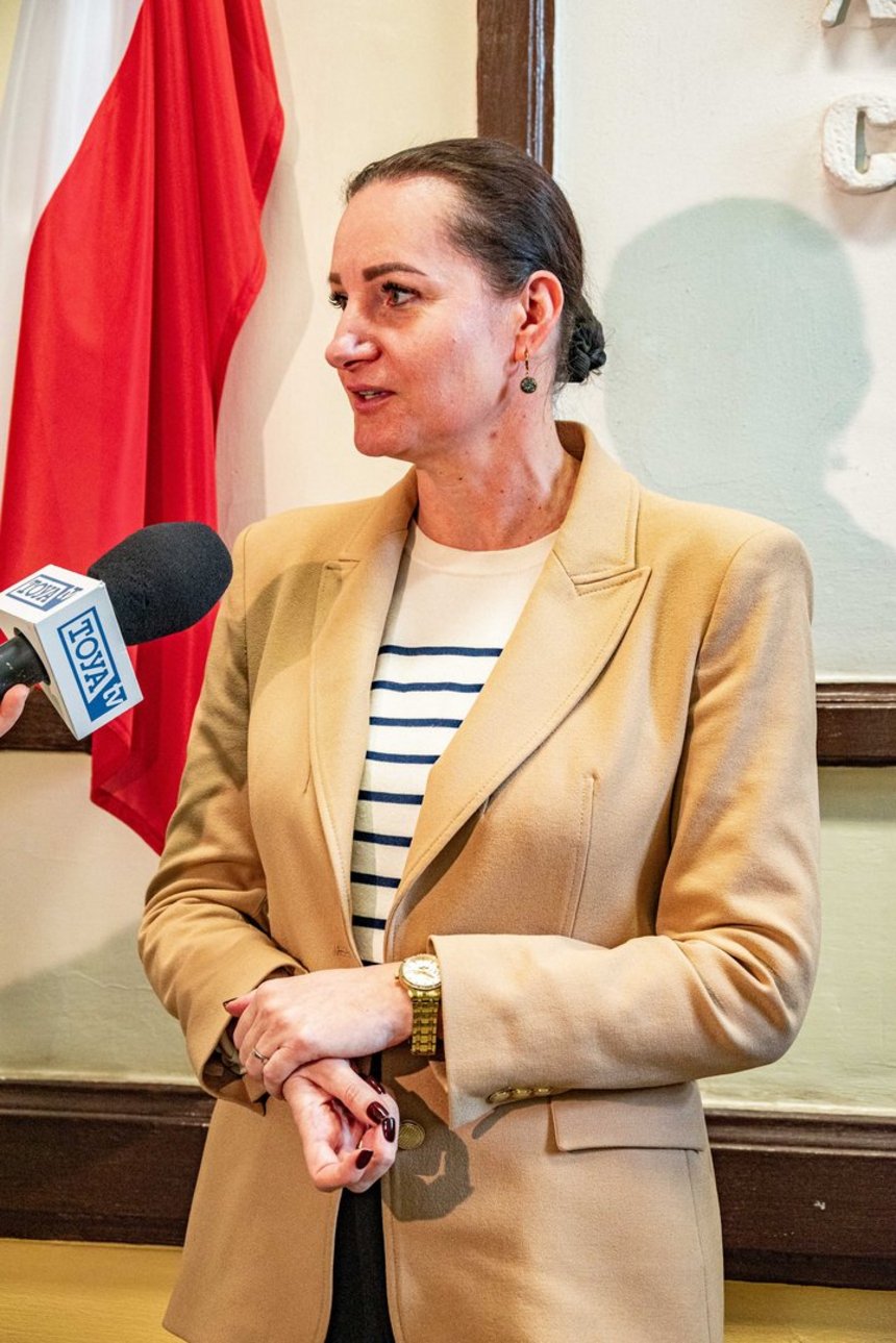 Wiceprezydent Łodzi Małgorzata Moskwa - Wodnicka. Fot. P. Wacławiak, UMŁ. 