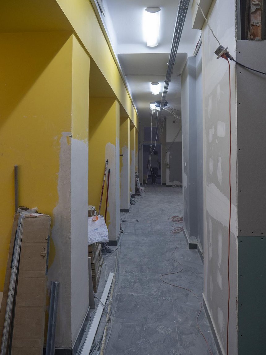 Remontowane wnętrza miejskiej poradni przy ul. Snycerskiej 1 fot. UMŁ