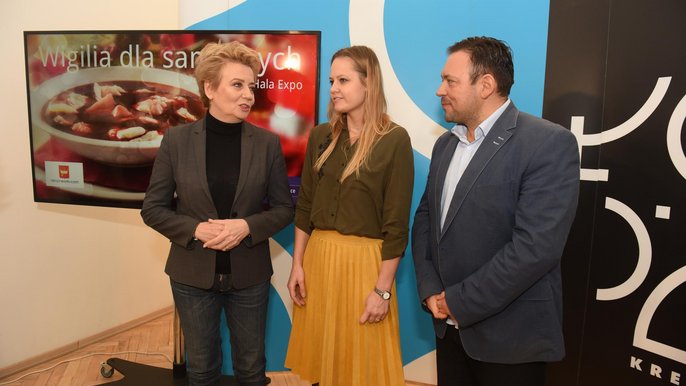 Po raz trzeci w Łodzi zorganizowana zostanie "Wigilia dla samotnych". Jej inicjatorzy spodziewają się tysiąca osób - fot. Paweł Łacheta / UMŁ