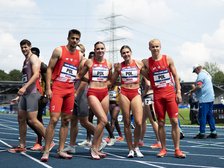 Polska sztafeta z biegu półfinałowego