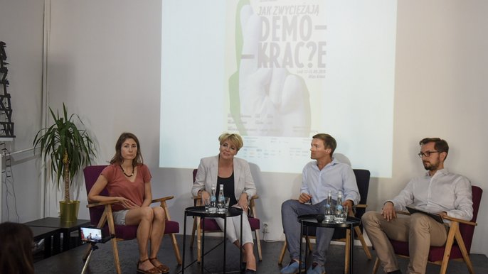 Jak zwyciężają demokracje? To hasło przewodnie tegorocznej odsłony Igrzysk Wolności Jak zwyciężają demokracje? To hasło przewodnie tegorocznej odsłony Igrzysk Wolności - fot. Paweł Łacheta / UMŁ