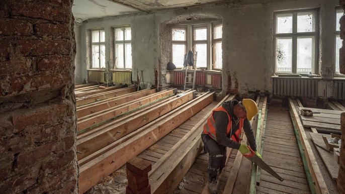 Remont kamienicy przy ul. Kilińskiego 26 Remont kamienicy przy ul. Kilińskiego 26 - fot. Stefan Brajter / UMŁ