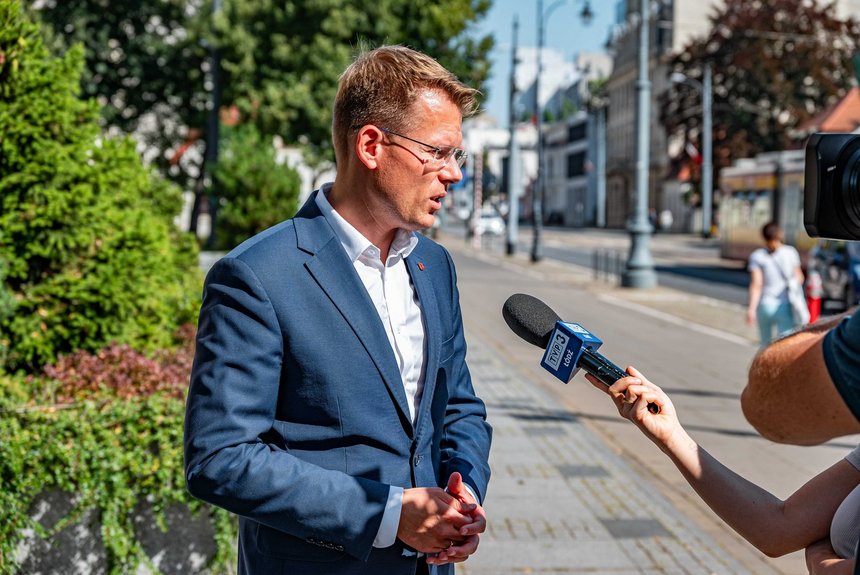 Wiceprezydent Adam Wieczorek. Fot. P. Wacławiak, UMŁ. 