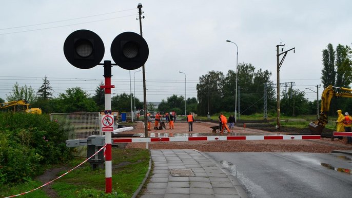 Remont przejazdu kolejowego na ul. Wróblewskiego Remont przejazdu kolejowego na ul. Wróblewskiego - fot. z arch. ZDiT