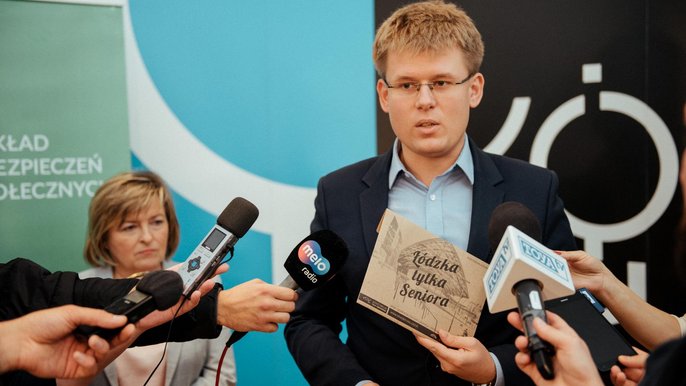 Radny Adam Wieczorek Radny Adam Wieczorek - fot. Radosław Żydowicz / UMŁ