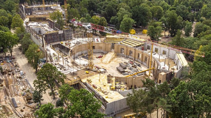 Prace nad Orientarium są mocno zaawansowane Prace nad Orientarium są mocno zaawansowane - mat. UMŁ