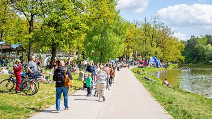 Spotkanie w parku na Młynku Spotkanie w parku na Młynku
