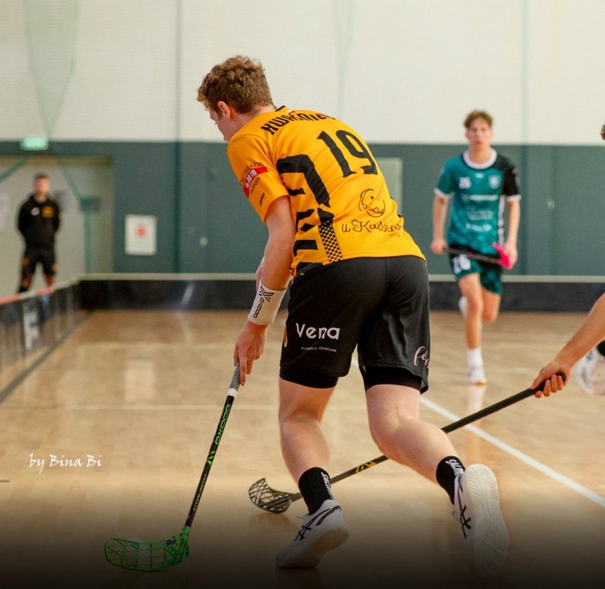 Zawodnik AZS PŁ Cochise podczas meczu 