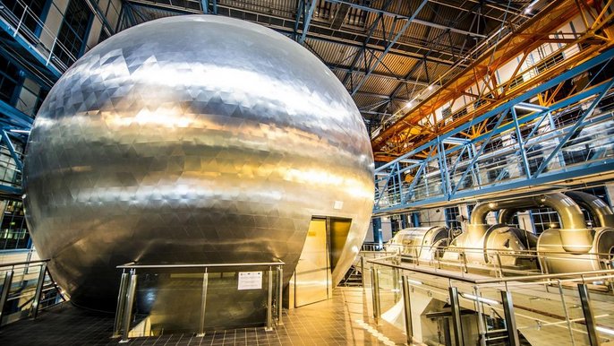 Jedną z atrakcji Centrum Nauki i Techniki będzie kino sferyczne 3D - fot. Witold Ancerowicz / UMŁ