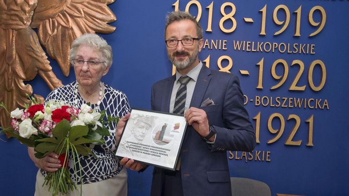 Zofia Jakubowicz, siostrzenica Stefana Pogonowskiego oraz wiceprezydent Krzysztof Piątkowski. Zofia Jakubowicz, siostrzenica Stefana Pogonowskiego oraz wiceprezydent Krzysztof Piątkowski.