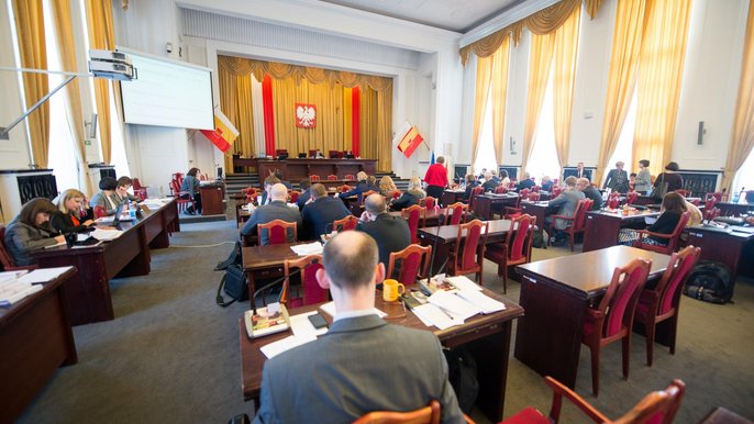 Trwa XLIII sesja Rady Miejskiej - Witold Ancerowicz, UMŁ
