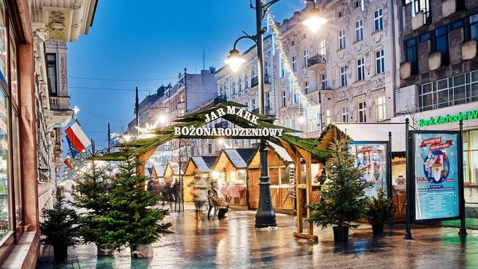 Jarmark Bożonarodzeniowy na ul. Piotrkowskiej - fot. z arch. UMŁ