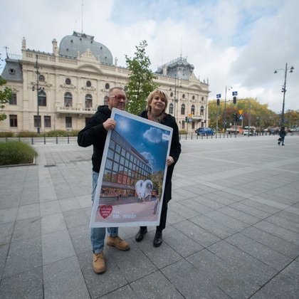 Rzeźba "Serce dla Łodzi", fot. ŁÓDŹ.PL