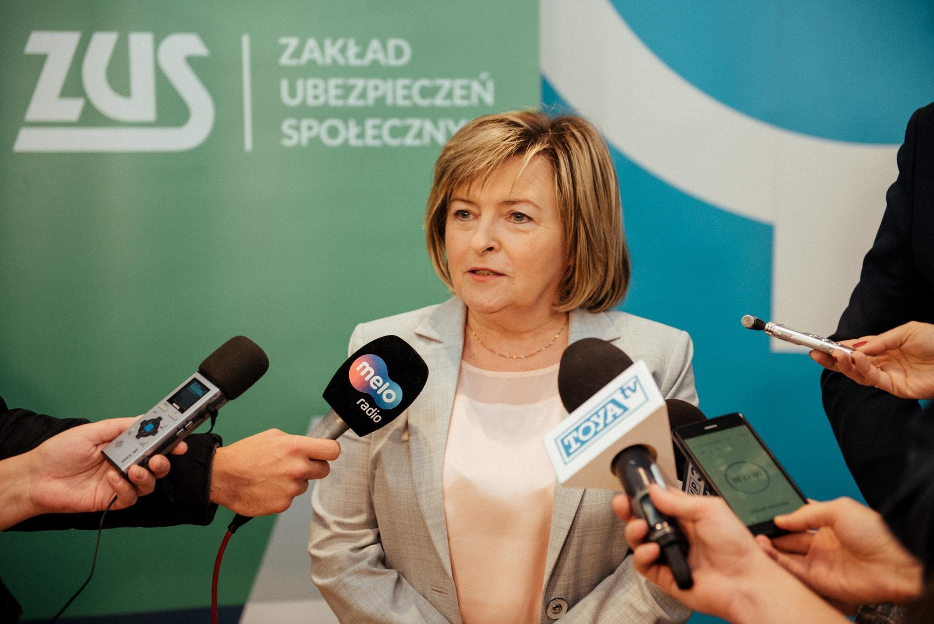 Romana Mierzejewska, dyrektor I Oddziału ZUS w Łodzi Romana Mierzejewska, dyrektor I Oddziału ZUS w Łodzi, fot. Radosław Żydowicz / UMŁ