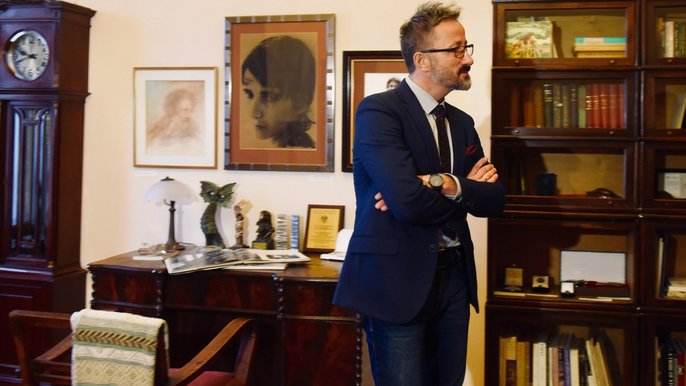 Gabinet Marka Edelmana, Muzeum Miasta Łodzi - fot. Paweł Łacheta/UMŁ