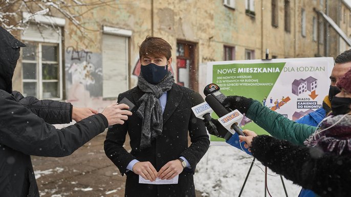 Konferencja prasowa pierwszego wiceprezydenta Łodzi Adama Pustelnika Konferencja prasowa pierwszego wiceprezydenta Łodzi Adama Pustelnika