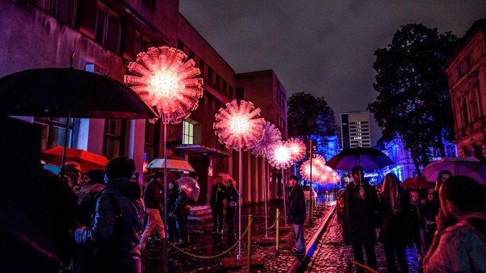 Jedna z atrakcji Festiwalu Światła 2016 - fot. z arch. UMŁ