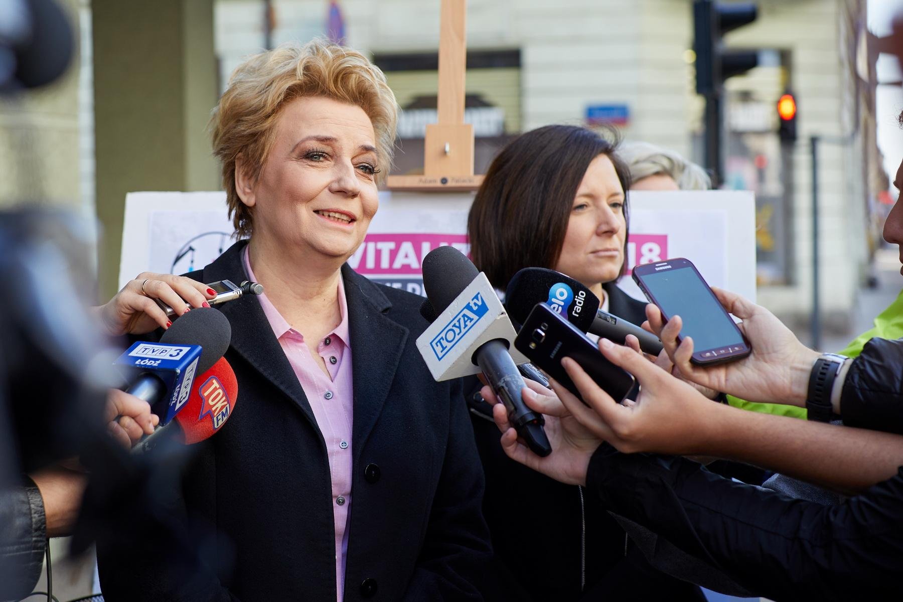 Prezydent Zdanowska zapowiedziała, że w tym roku, w związku z rewitalizacją ekipy budowlane zobaczymy na 6 ulicach, fot. Sebastian Glapiński / UMŁ